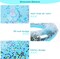 8 Pieces 36 Inches Inflatable Pool Floats Colorful Glitter Pool Tubes Transparent Swimming Ring Pool Floats Toy for Summer Beach, Pool Supplies